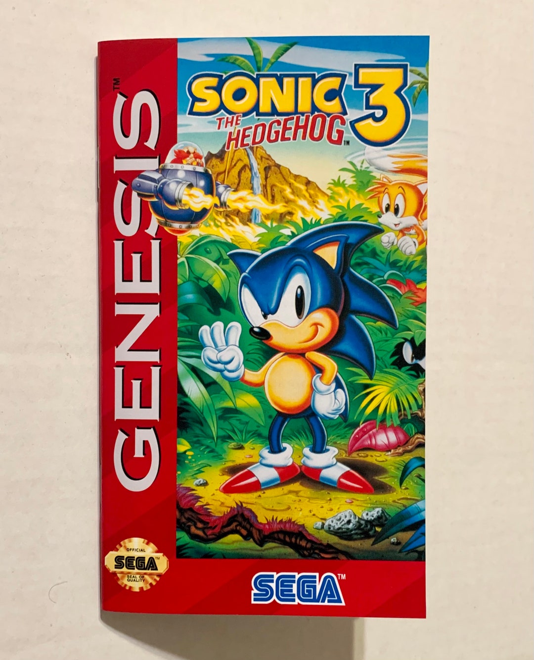 Sonic The Hedgehog 3 Genesis Sega Megadrive with Manual Japanese