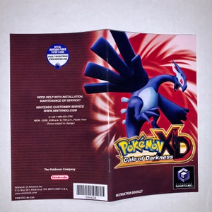 Pokémon XD: Gale of Darkness Nintendo GameCube Reproduction Manual Custom Instruction Booklet NES image 2