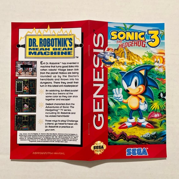 Sonic the Hedgehog 3 Sega Flyer Promotional Item Catalog