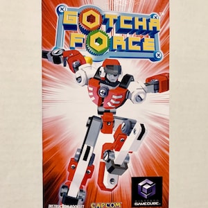 Gotcha Force Nintendo GameCube Reproduction Manual Custom Instruction Booklet NES image 1