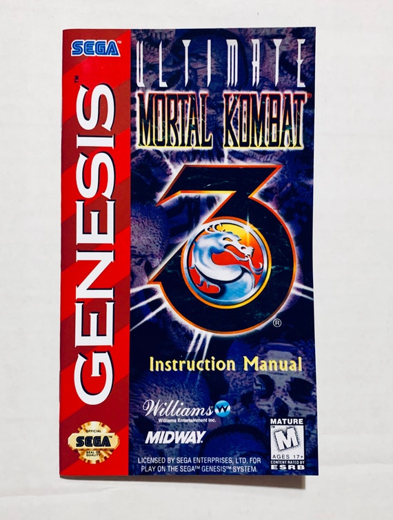 JOGO MEGA DRIVE - MORTAL KOMBAT 3 (3)