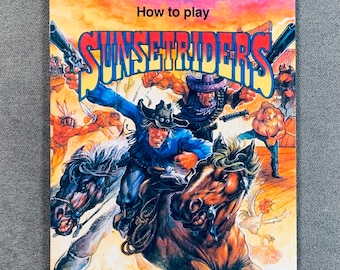 Sunset Riders - SNES - Reproduction Manual - Custom Instruction Booklet - Super Nintendo