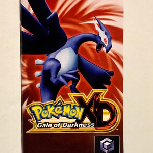Pokémon XD: Gale of Darkness Nintendo GameCube Reproduction Manual Custom Instruction Booklet NES image 1