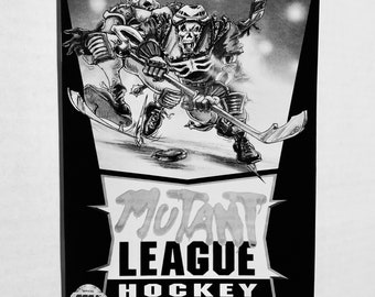 Mutant League Hockey - Sega Genesis - Manual personalizado/de reproducción - Folleto de instrucciones - Mega Drive