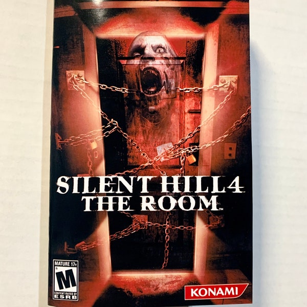 Silent Hill 4: The Room - Manual Replacement - PS2 - Reproduction Instruction Booklet - Sony Playstation