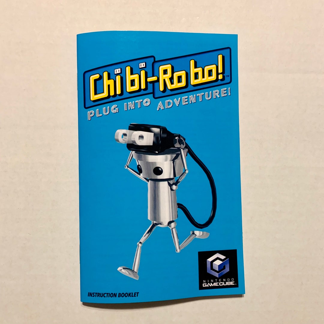 Chibirobo Nintendo Gamecube Reproduction Manual Etsy