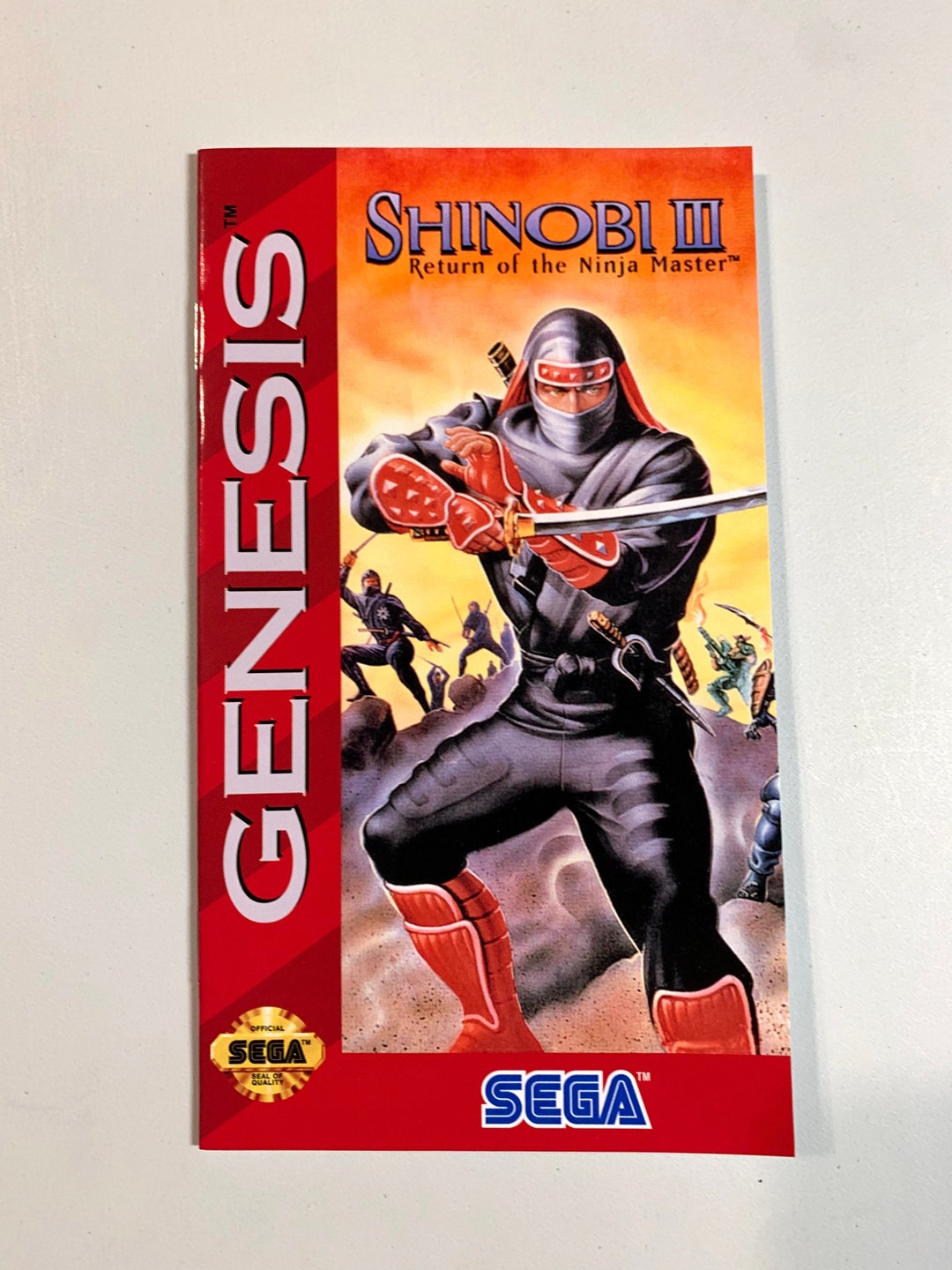 SEGA Megadrive Shinobi 3 PAL (Read Description