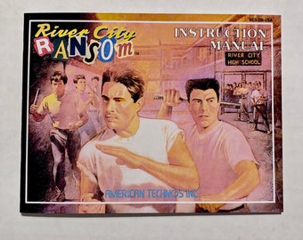 River City Ransom - Nintendo NES - Reproduction Manual - Custom Instruction Booklet