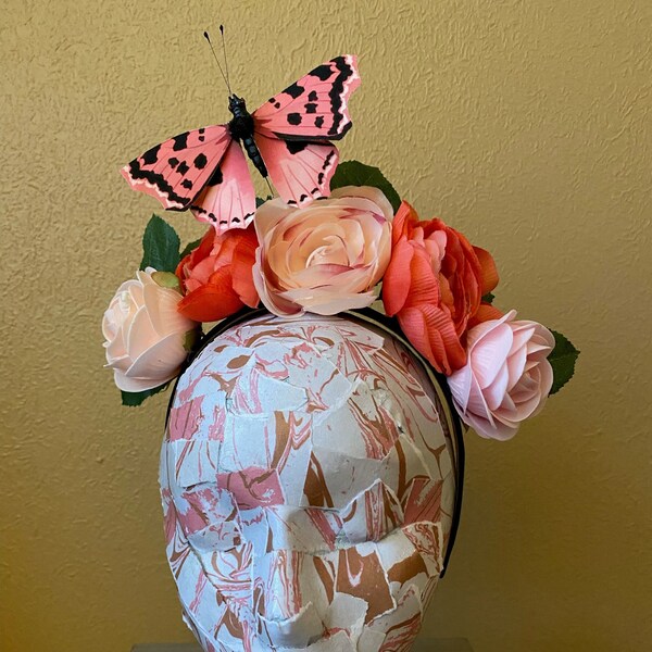 large flower headpiece