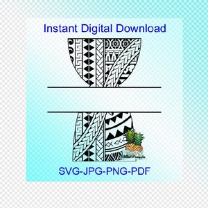 Téléchargement numérique - Chamorro Latte Stone 2 Guam Polynesian Tribal Text Box Graphics - pdf, jpg, png, svg - Couper des fichiers - Clipart