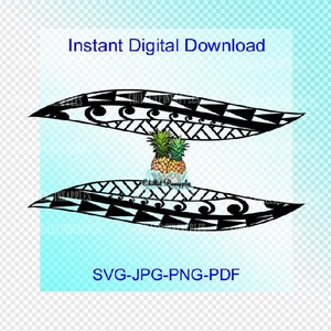 Téléchargement numérique Polynesian Tribal Swirl Text Banner Graphics Custom Text Box Banner pdf, jpg, png, svg