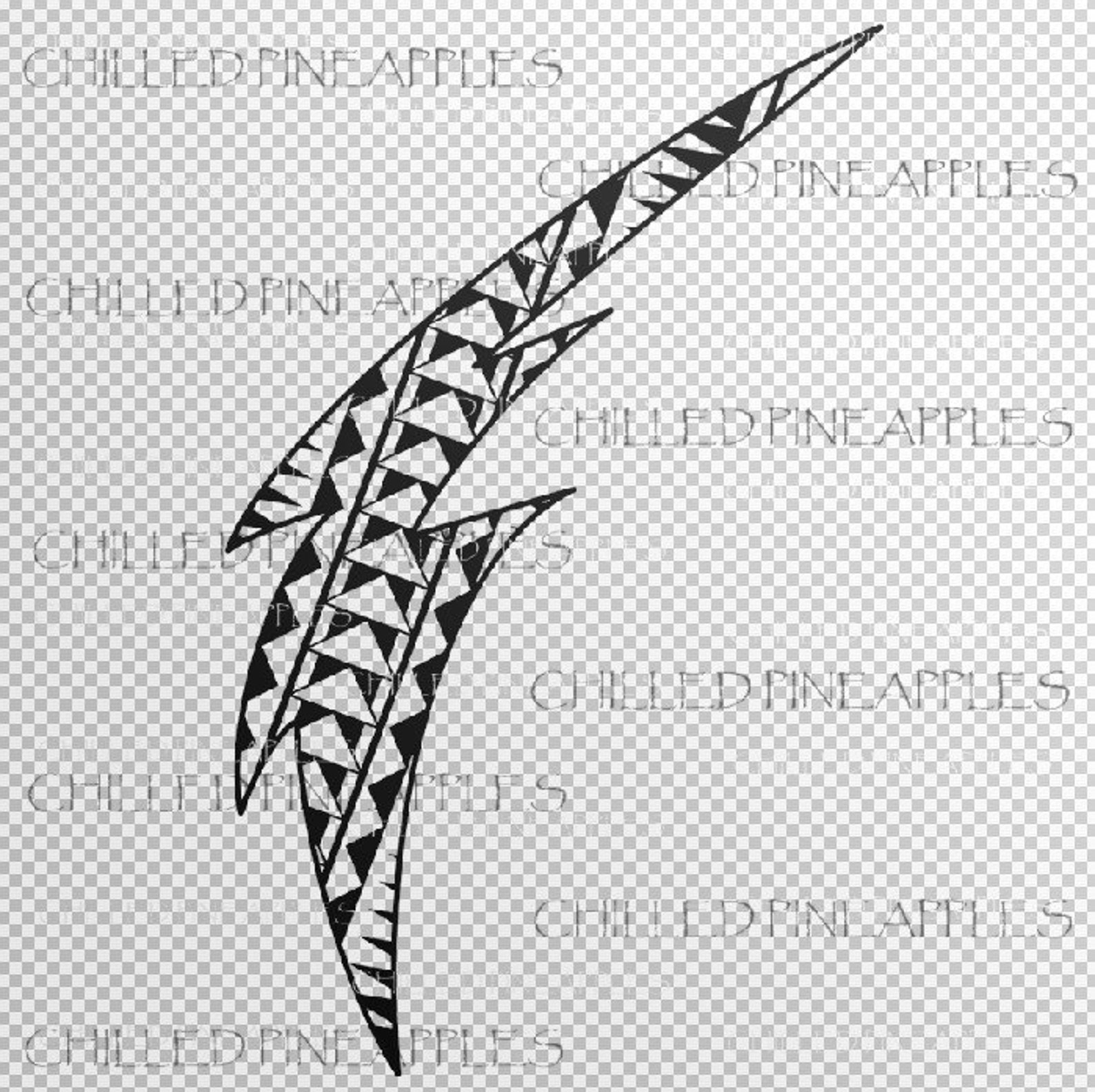 Digital Download Polynesian Tribal Lightning Bolt 2 Graphics Etsy