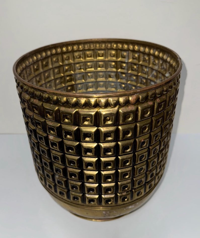 Vintage Peerage Brass Planter Model 933077 | 1930s Art Deco English ...