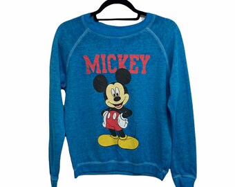 blue mickey mouse sweater