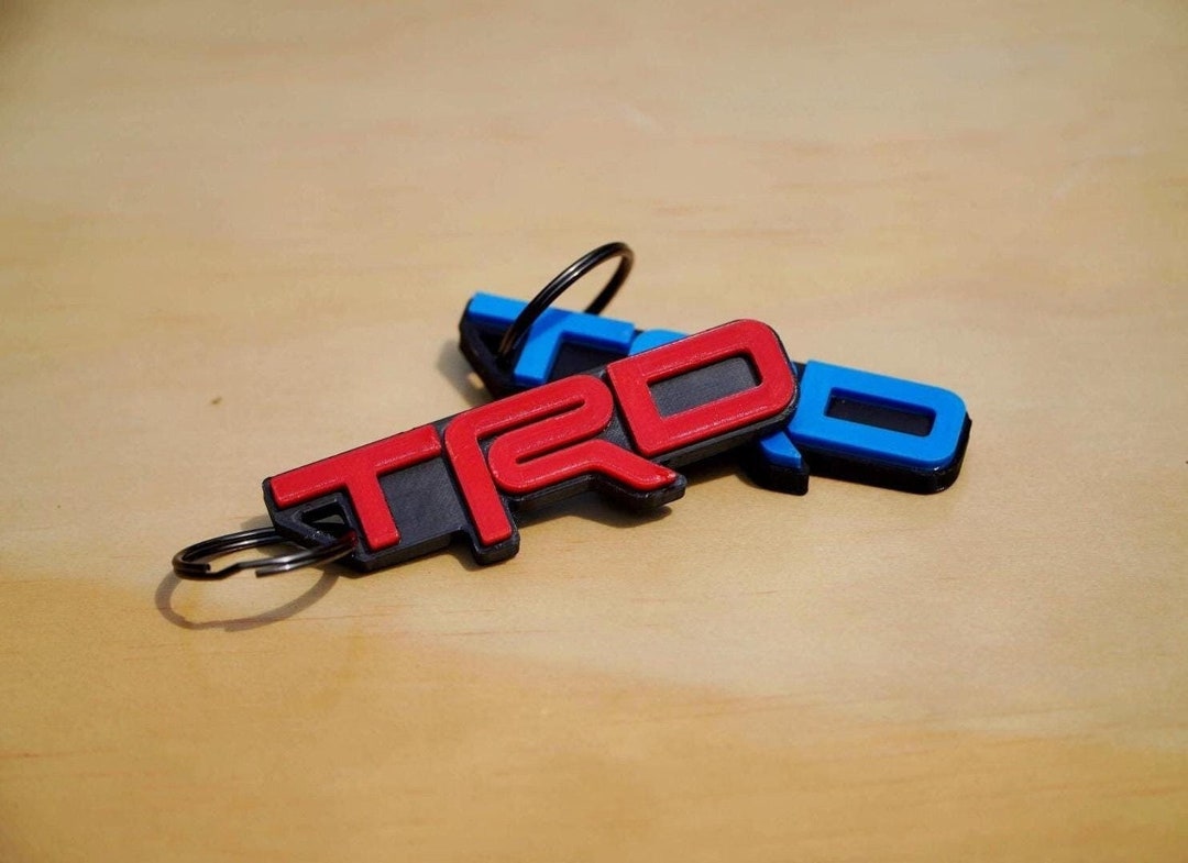 2x Toyota & TRD Lanyards – 1x22 Inch – Blue Polyester – Keychain ID Badge Cardholder Bundle