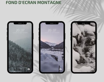 Pack fond d'écran téléphone montagne