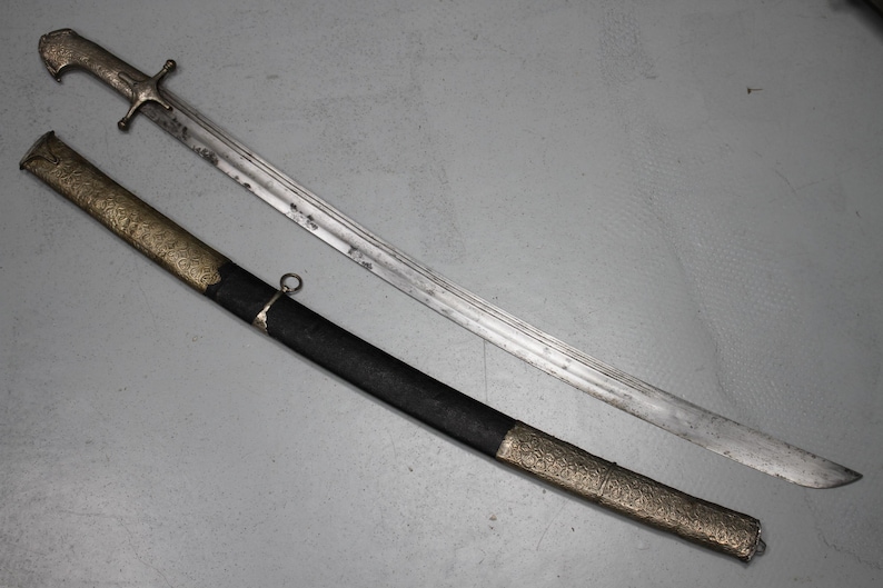 Rare Antique Ottoman Silver Sword Sabre Shamshir 18 - 19thc - Etsy