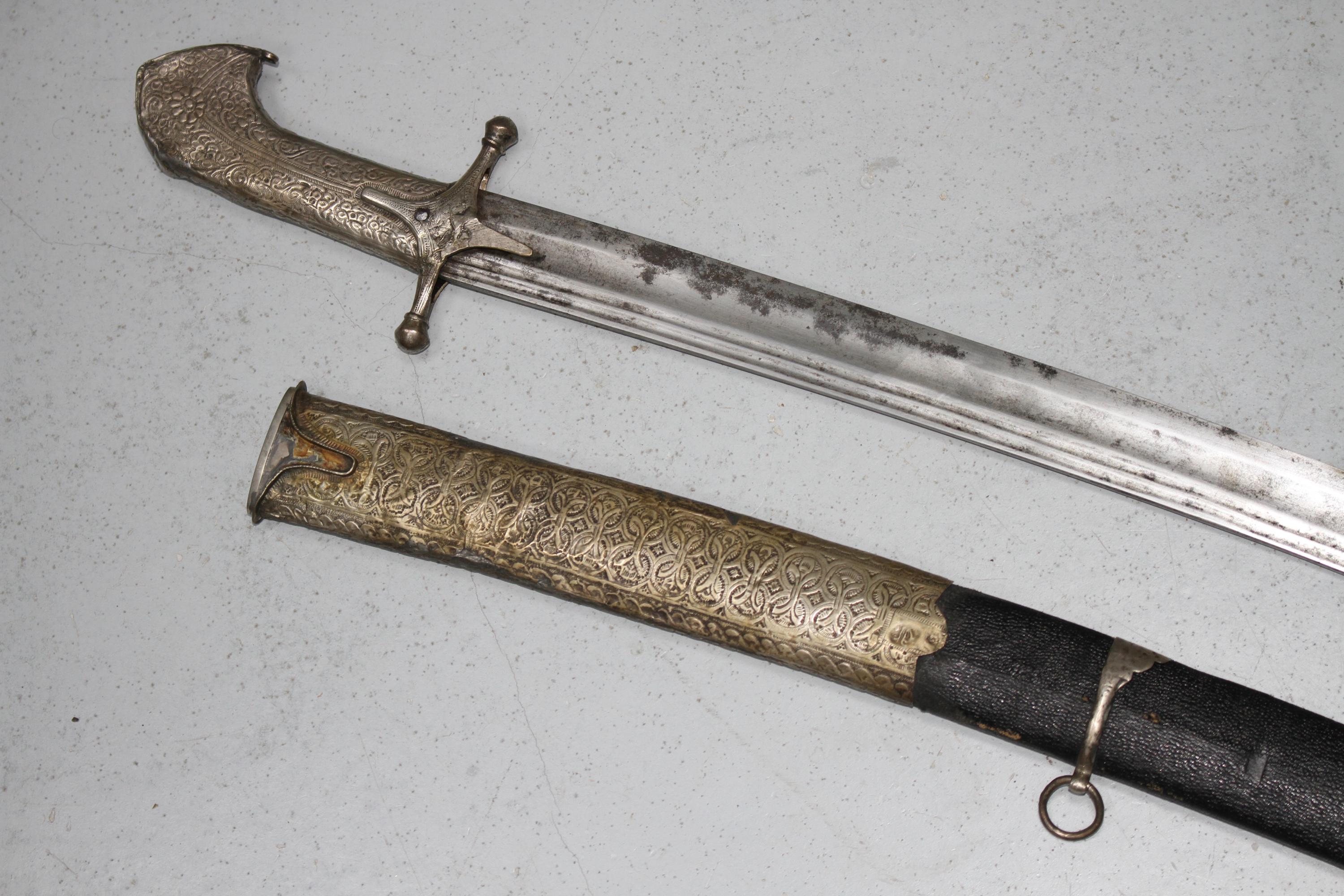 Rare Antique Ottoman Silver Sword Sabre Shamshir 18 - 19thc - Etsy
