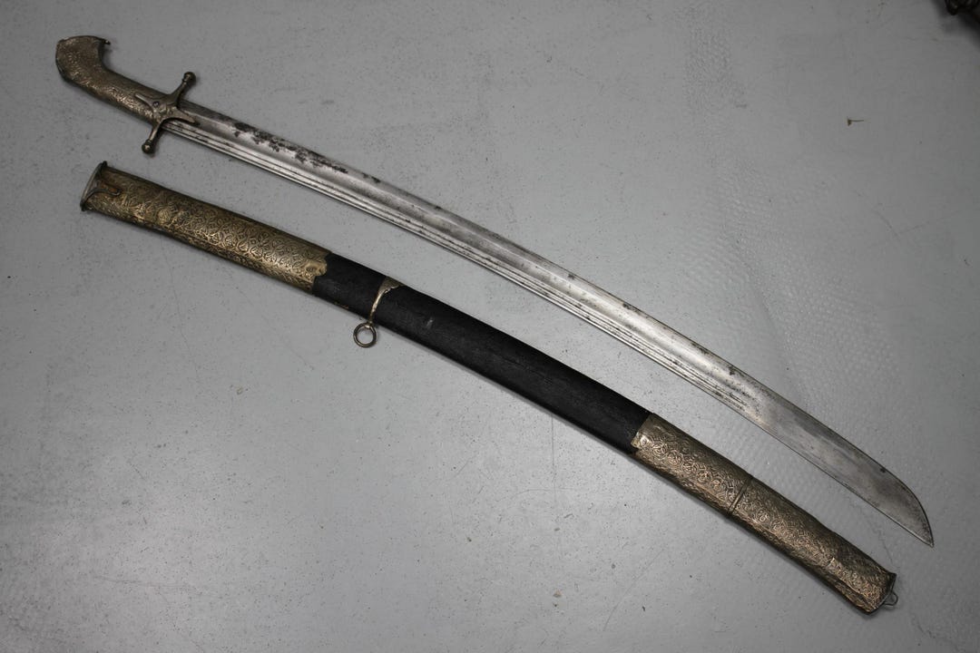 Rare Antique Ottoman Silver Sword Sabre Shamshir 18 - 19thc - Etsy
