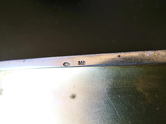 Antique Art Deco Solid Silver Cigarette Case, Whi… - image 8