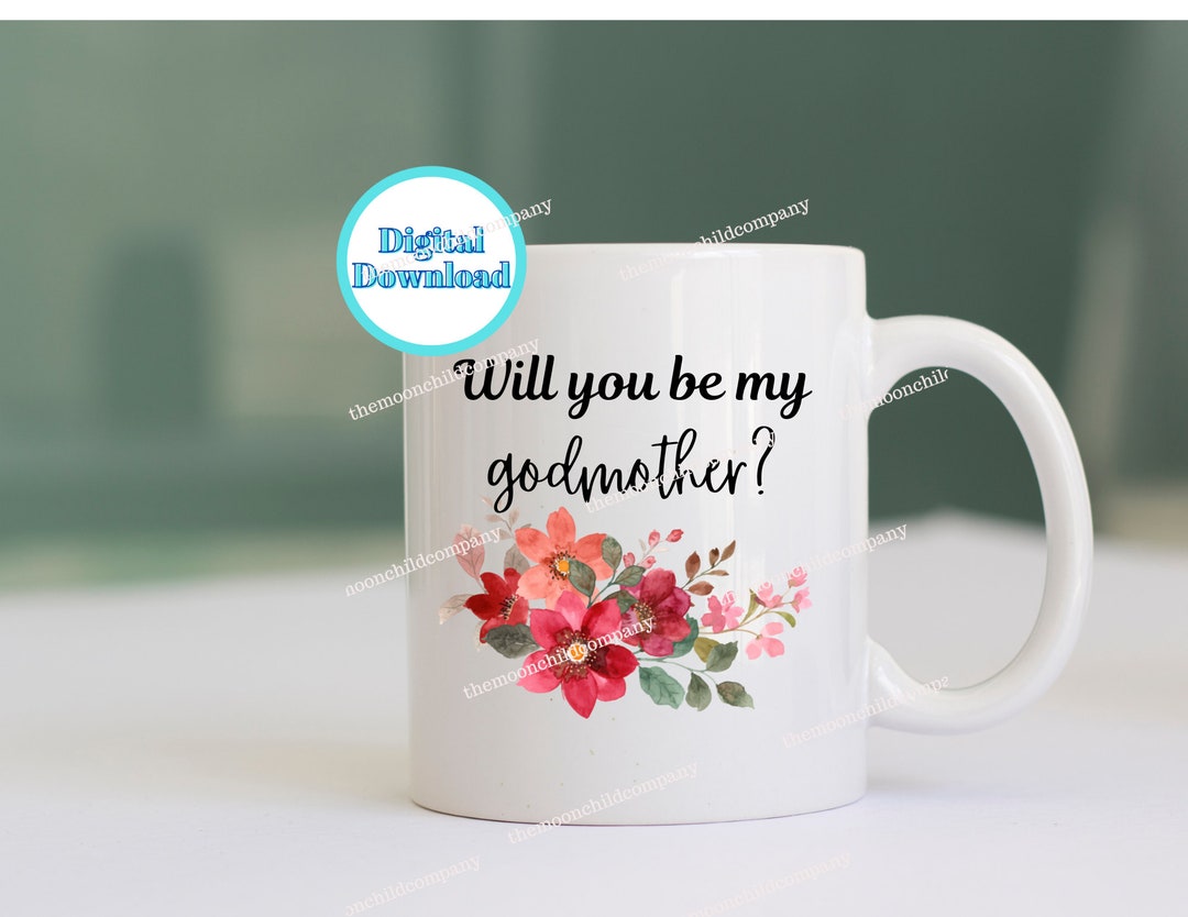 Will You Be My Godmother PNG Godmother Proposal Gift Etsy — free download