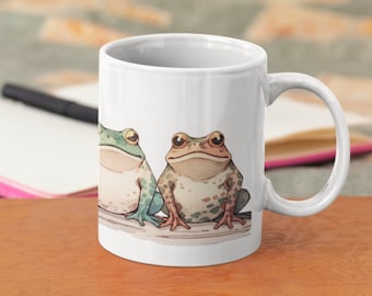 Frog Mug - Perfect for Tea and Coffee Enthusiasts, a Unique Gift for Frog Lovers!