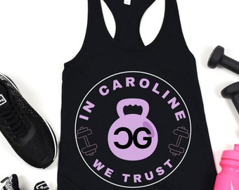 Caroline Girvan, Girvanator Tank Top, Girvan Tank, Womens Girvanator Tank, Fitness Tank, Girvan, You Vs You, Lets Go