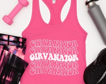 Girvanator Retro Tank Top, Girvanator Shirt, Caroline Girvan Tank Top, Womens Girvan Tank, Girvan Christmas Gift, Cute Girvanator Shirt