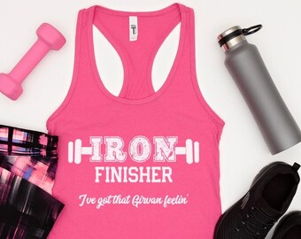 Iron Series Tank Top, Caroline Girvan Tank, Girvan Top, Girvan Tank Top, Girvan Shirt, Iron Finisher Tank, Workout Tank Top