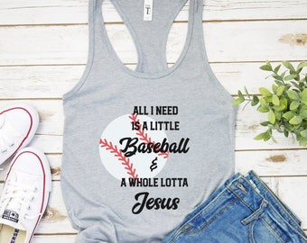 Baseball and Jesus Shirt/Baseball Shirts/Baseball Tees/Baseball Tee/Baseball T-shirt/Mom Baseball Shirts/Mom Tees/Religious Baseball Tee