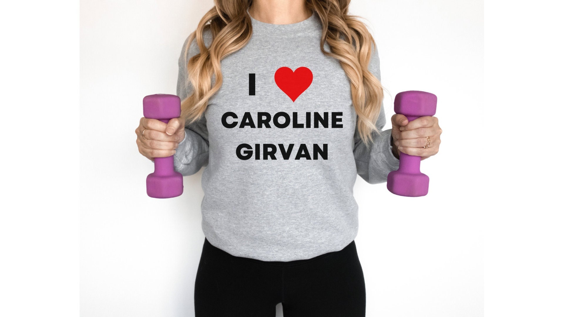 I Love Caroline Girvan Sweatshirt, Girvanator Shirt, Iron Series, Fuel  Sweatshirt, Caroline Girvan Shirt, Fitness Sweatshirt, Beast Mode 