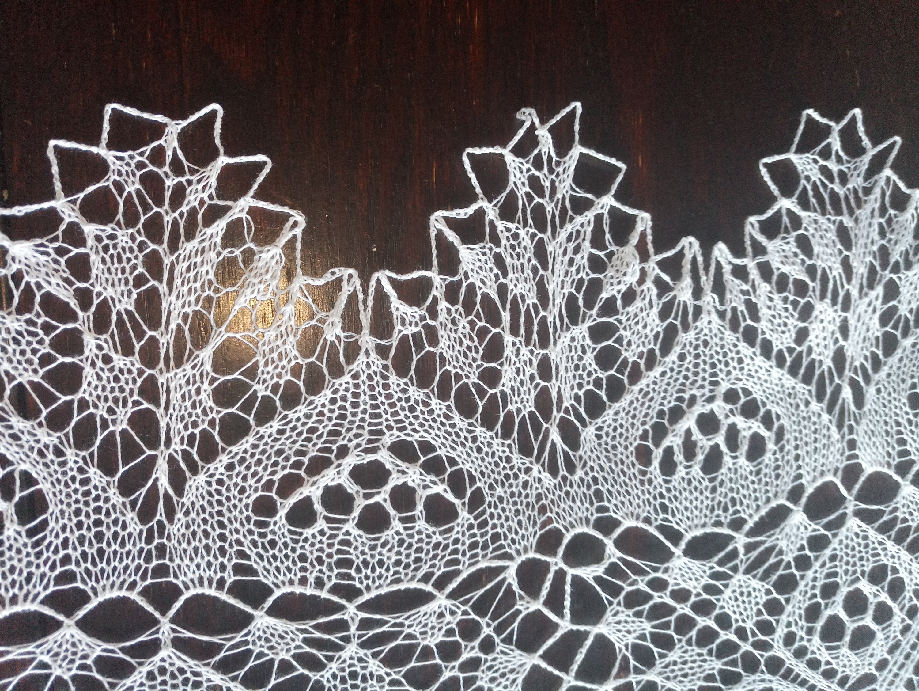 Rectangular White Doily Table Runner 13 X 26 Inches (33 X 66 Cm