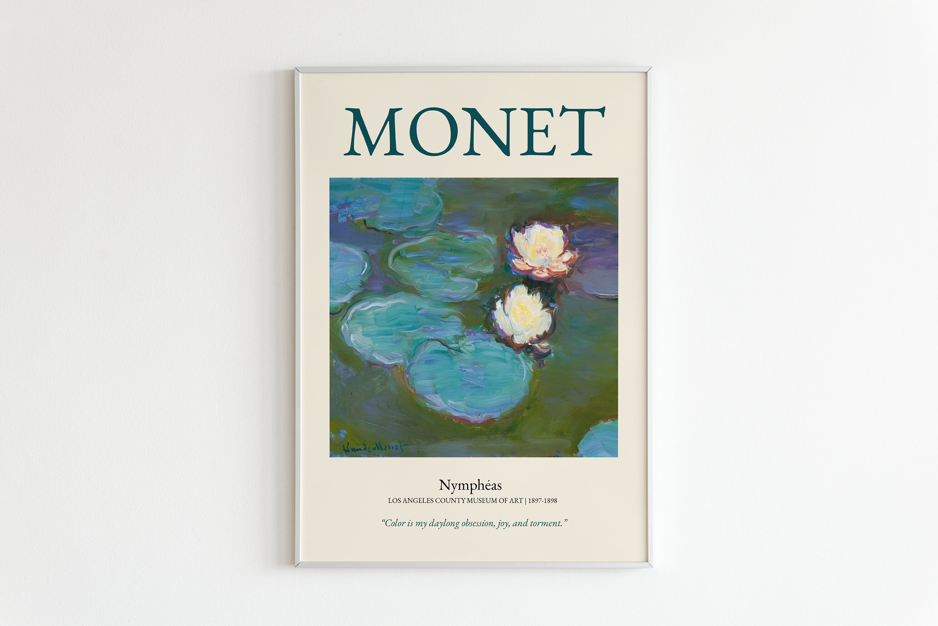 Monet Water Lilies Printable - Etsy