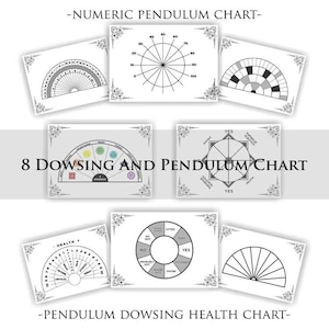 Pendelkarte Pdf Printable und Pendel Chart - Digital Download