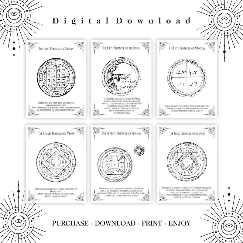 Pentacle of Jupiter - Etsy