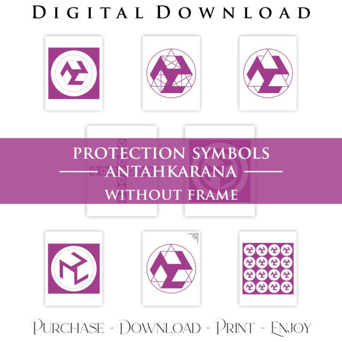 Reiki - Reiki Symbols Pack - 30 Symbols - Karuna - Shamballa ...