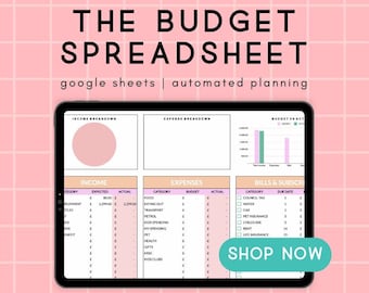 DE BUDGET SPREADSHEET - Een ultieme budgetplanner voor uw persoonlijke financiën, inclusief schuldentracker, spaartracker en maandelijkse planning