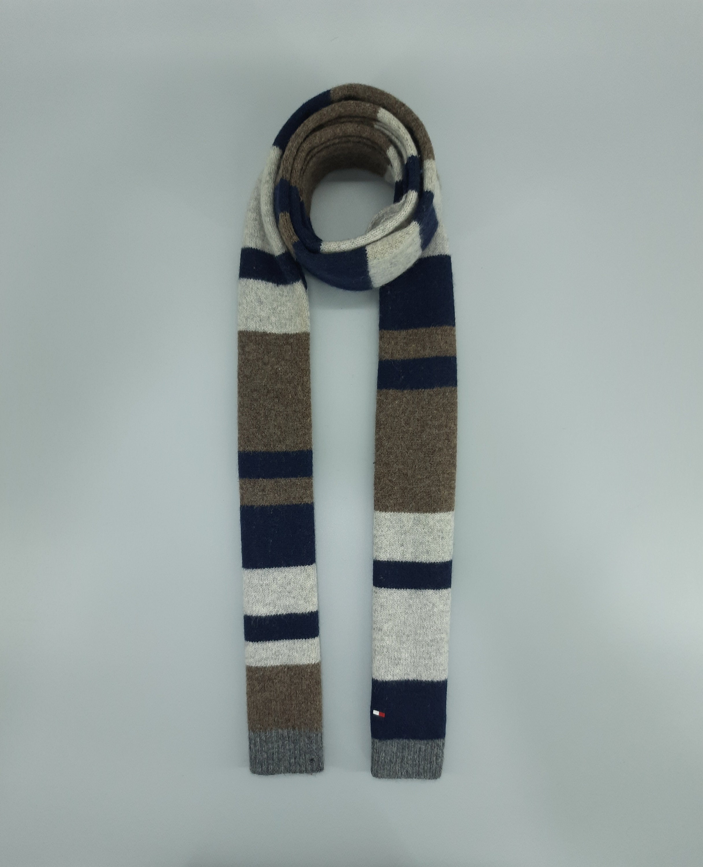 ThriftJanStore1519 Vintage Tommy Hilfiger Scarf, Tommy Hilfiger Wool Scarf, Cashmere Scarf, Scarf Top, Neckwear, Gift, Luxury, Muffler Scarf Multicolor