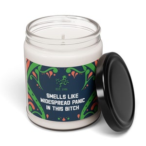Smells Like Widespread Panic Soy Candle, WSP, Panic Fan Gift, WSMFP, Lot Merch, Mikey Houser, Panic Hoodie, Home Team, Wideapread Panic Hat