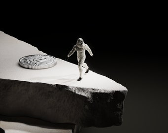 Yeti HO -- N -- 1/64 Scale Abominable Snowman in Color