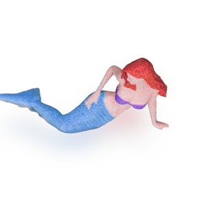 Mermaid Figure O - HO - N Scale for Dioramas and Model Railroad