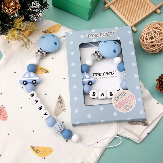 → View on Etsy: Personalised dummy clip, Silicone dummy clip Dummy Baby pacifier chain Pacifier holder Baby shower gift, Baby accessories Baby keepsake gift Personalised dummy clip, Silicone dummy clip Dummy Baby pacifier chain Pacifier holder Baby shower gift, Baby accessories Baby keepsake gift