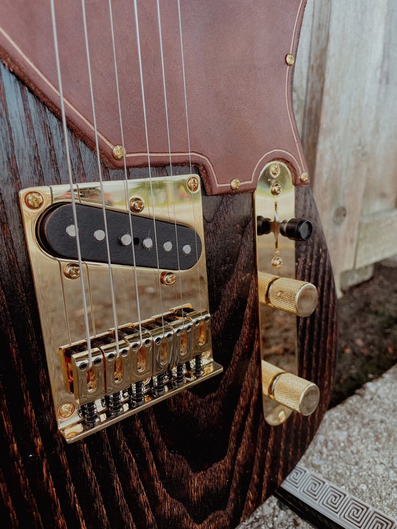 T Style Shou Sugi Ban Guitar Etsy