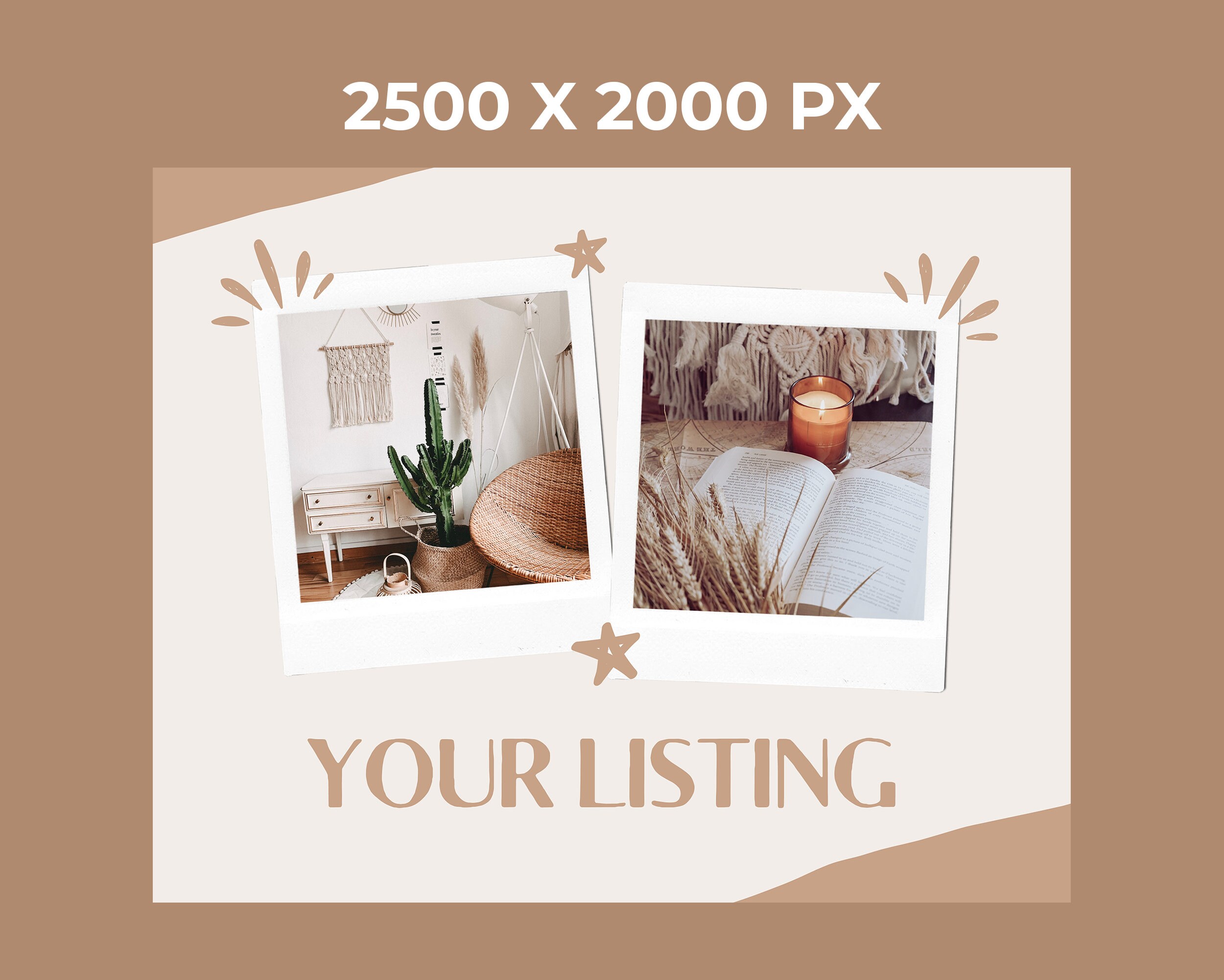 Boho Etsy Shop Kit Boho Etsy Branding Kit Boho Etsy Shop Etsy