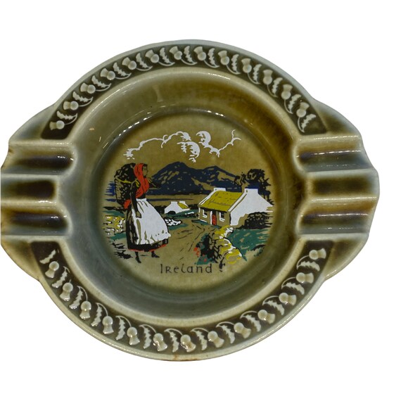 Vintage Wade Co Irish Pottery Porcelain Ashtray Home Made in Etsy
