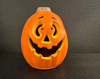Vintage 1990s Foam Jack O Lantern Blow Mold – Halloween Decor