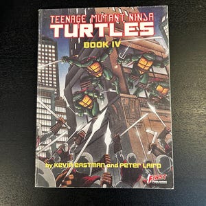 Vintage Teenage Mutant Ninja Turtles -  1988 First Graphic Novel Teenage Mutant Ninja Turtles Book IV - Vintage TMNT-