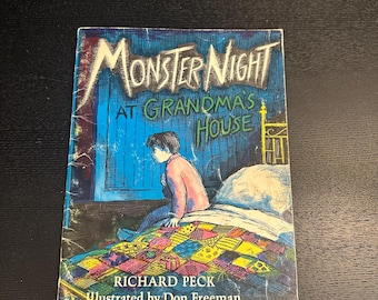 Vintage 'Monster Night At Grandma's House' Halloween Book - 1977 Paperback