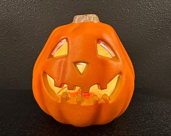 Vintage Halloween - 1990’s The Paper Magic Group Inc. -   Jack O Lantern Battery Operated Foam Blow Mold - Vintage JOL -