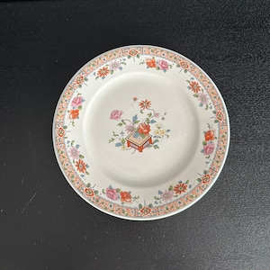 Vintage China  Plate - Vintage 8”  Floral Plate - Vintage Salem China -